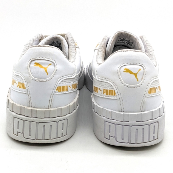 Puma Cali Taping Jr. White Gold Size 7 - Picture 3 of 6